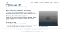 Tablet Screenshot of flamingo3d.com